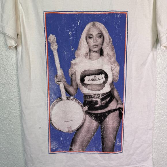 Beyonce Cowboy Carter Tour Shirt Womens Small Banjo Tee Tshirt Concert Merch - Picture 5 of 9